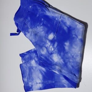 JOY LAB Women's Blue & White Tie Dye Sweat Pants - Small